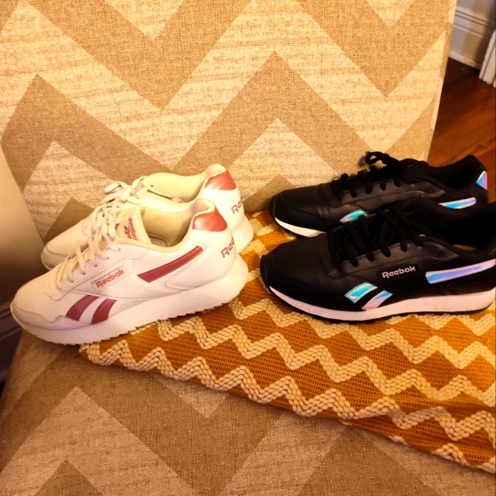 Two pairs of Reebok